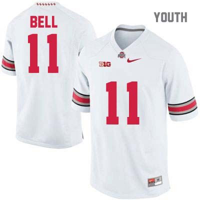 Ohio State Buckeyes Youth Vonn Bell #11 White Authentic Nike College NCAA Stitched Football Jersey ZP19V46CX